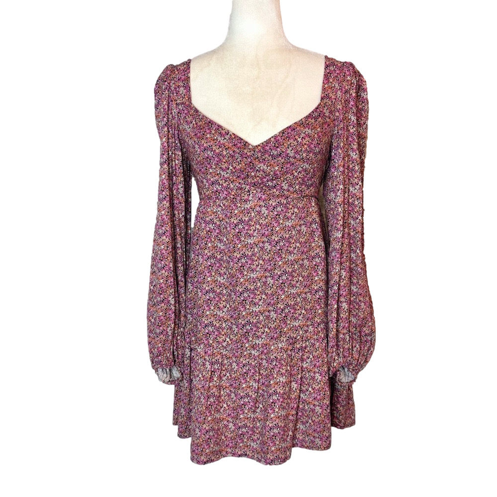 AFRM ditsy floral peasant dress
